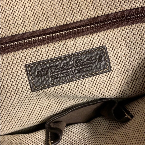 Dooney & Bourke Vintage Brown Domed Satchel - Picture 3 of 6